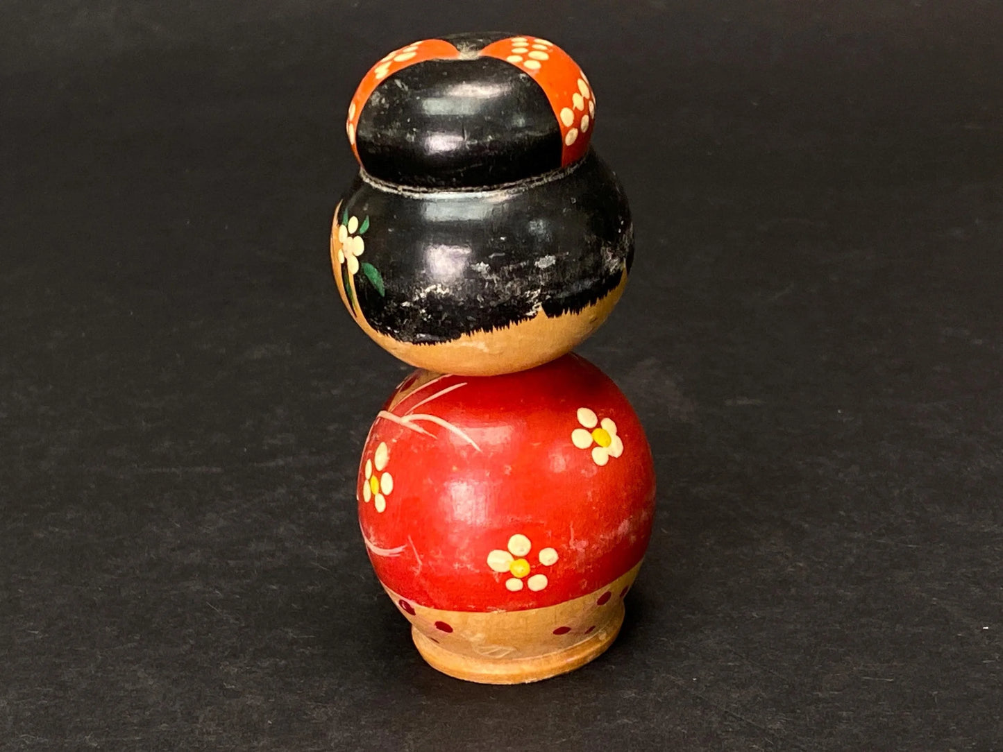 Japanese Kokeshi Dolls, Kimono 5 design dolls, Made in Japan, Small Size Wooden doll Vintage