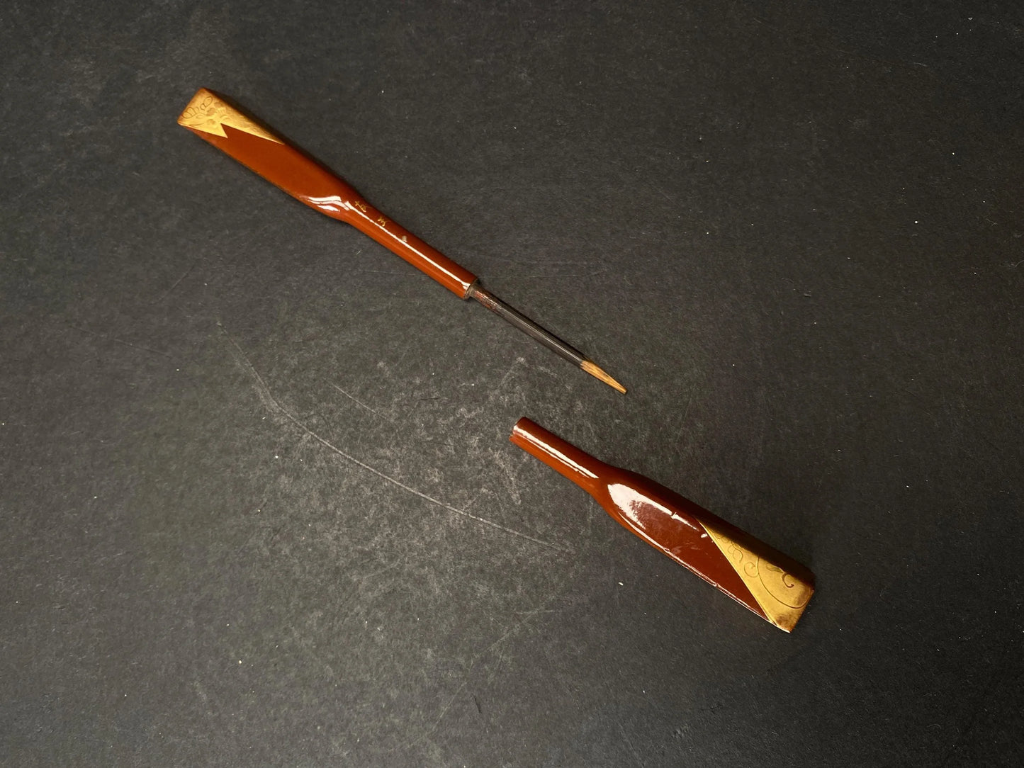 Japan Kanzashi Kimono Geisha, Yellow & Black lacquerware hair stick, transparent Tama, Kushi Comb, Hair Ornament