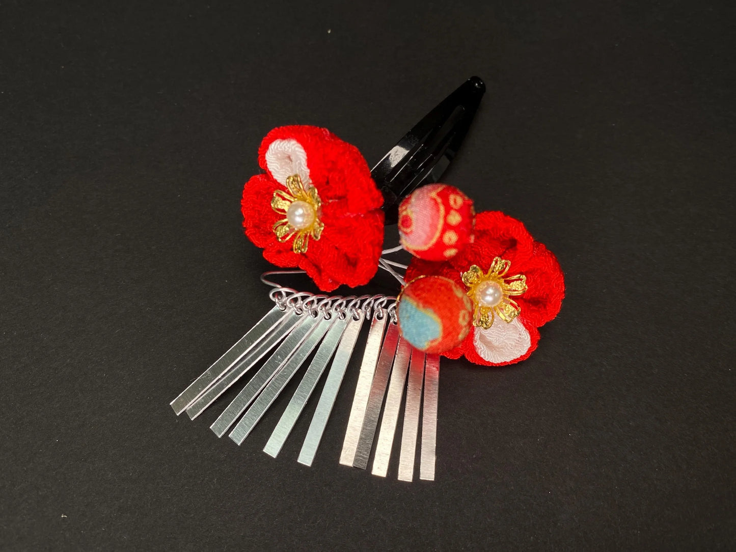 Japanese Hairpin Kanzashi Hair Ornaments Accessories, Ribbons, Bride Kanzashi, Hair Ornament