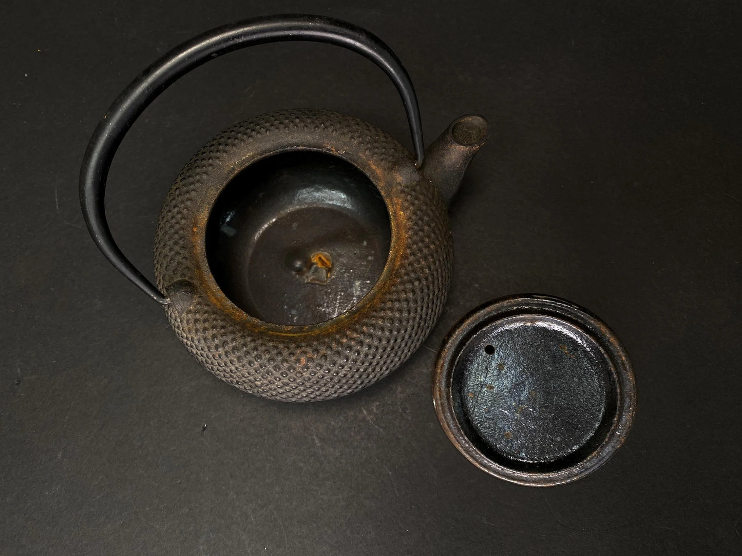 Japanese Tetsubin Nanbu Tekki Teapot Cast iron TEA KETTLE, Vintage Teapot, Antique Japan kettle