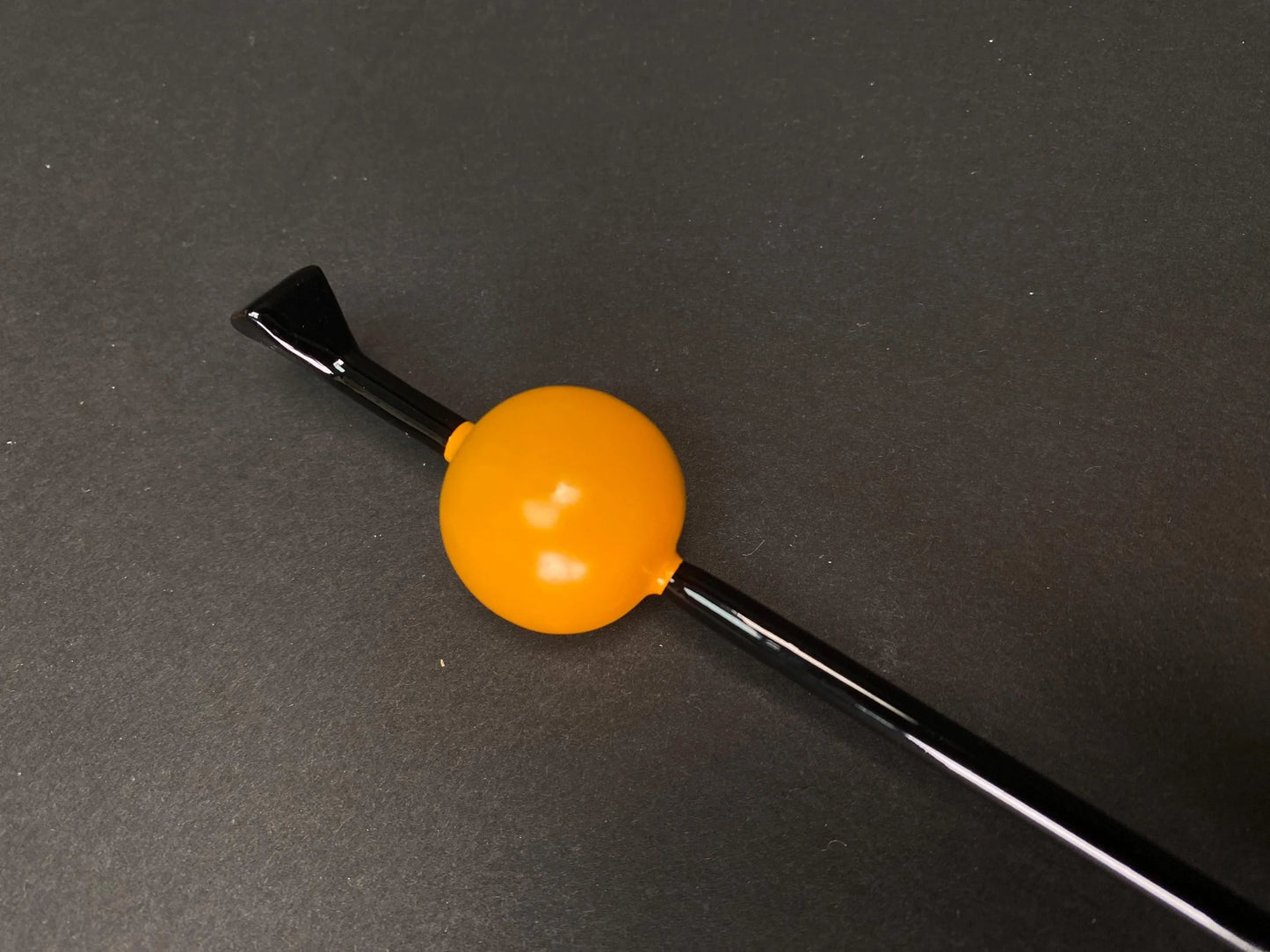 Tama Kanzashi Orange Hair Stick, Kimono Geisha Hair Stick, hair ornament, colorful Tama, Wood Tama, hair set