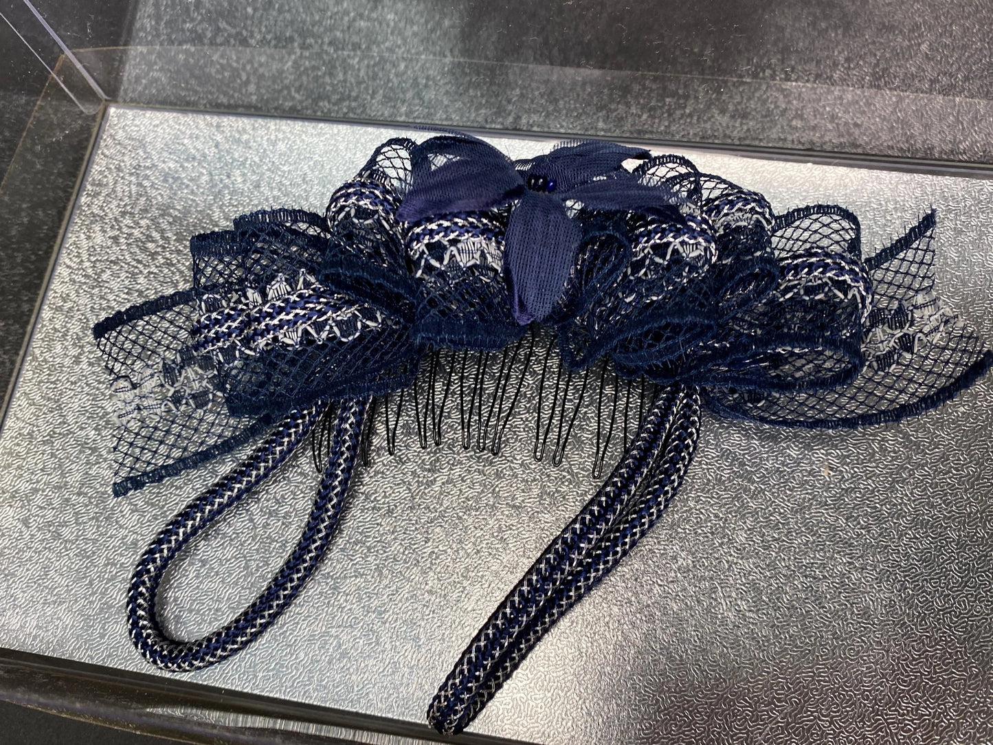 Japan Kanzashi Kimono Geisha, Seide Haarschmuck, Girl's day, kid’s kimono set, Kimono Silk Hair Kushi Comb, Hair Ornament