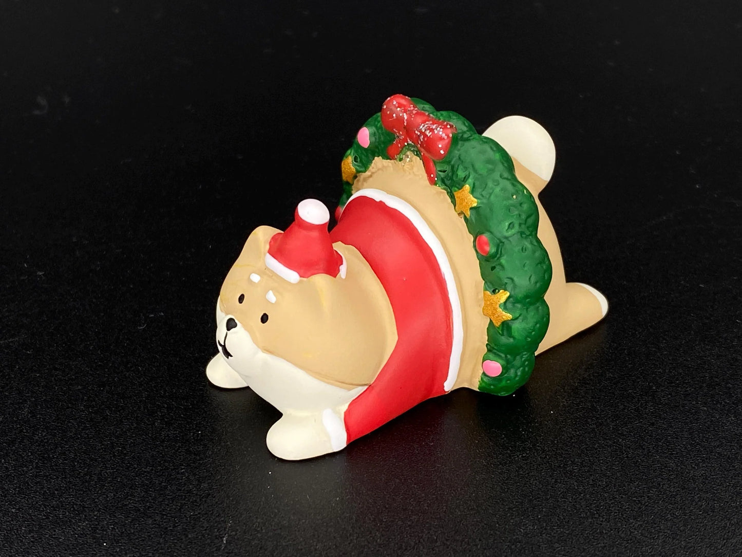 Christmas Market Polar bear Miniature Figurines Desktop, Zakka Mini Xmas Decoration, Christmas Tree Scene Decoration, Decole, NEW