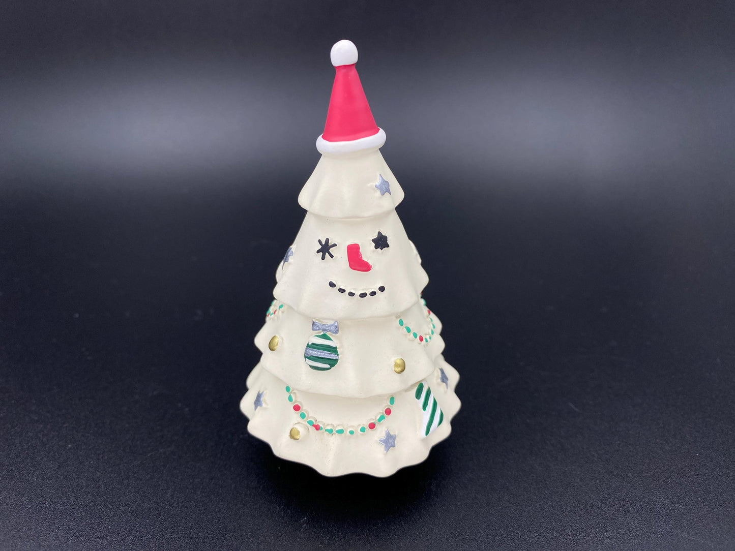 Christmas Market Polar bear Miniature Figurines Desktop, Zakka Mini Xmas Decoration, Christmas Tree Scene Decoration, Decole, NEW