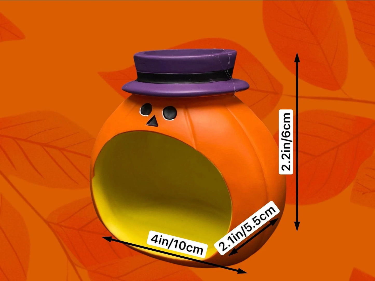 Halloween Decole Pumpkin Cinderella Cat Ornament, Pumpkin cake light  NEW Magic Wizard Fairy Tale cat mini scenes