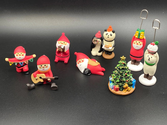 Zakka Christmas Market, Japanese Desktop Decoration Miniature Figurines Bookshelf, Collectible Scene Decoration, Decole, Lucky Maneki, NEW