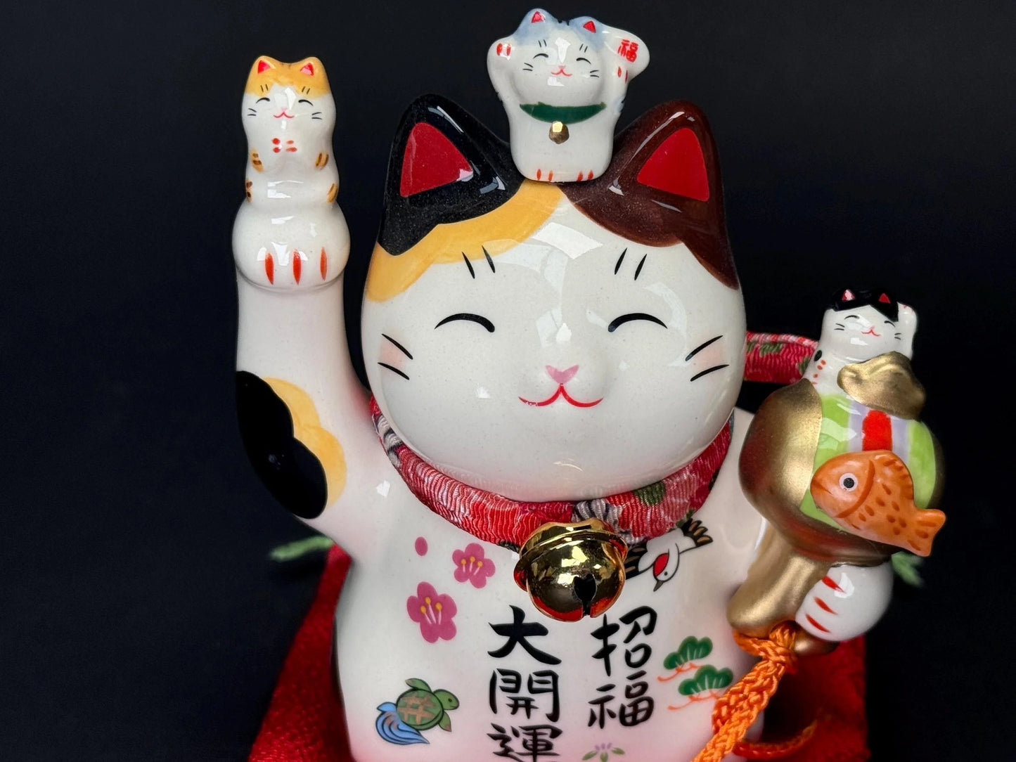 Maneki Neko Cat Feng Shui Decor,NEW, Japanese Yakushi Figurine, lucky mallet hammer,Lunar New Year Decor, Yakushigama, For Better Business