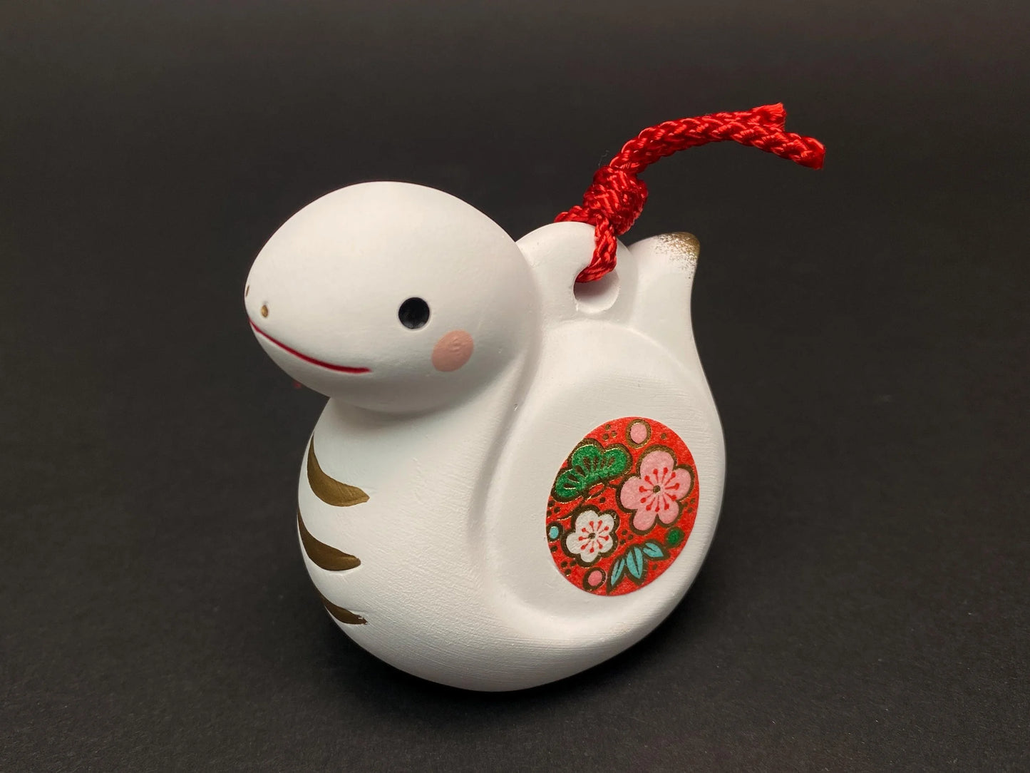 Japanese Zodiac Snake, Yakushi Ceramic Desktop Ornament, Cute Snake Figurine, ETO 2025 Year of snake, Home Decor