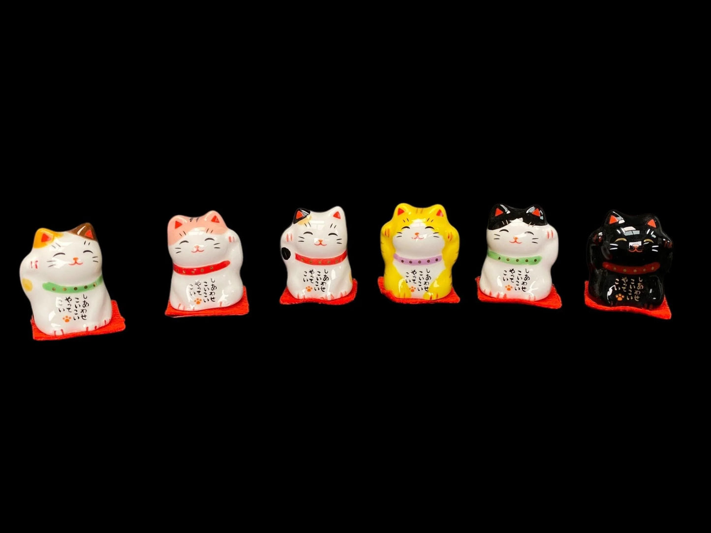 Japanese Maneki Neko Lucky Cat: Small Fortune Ornament