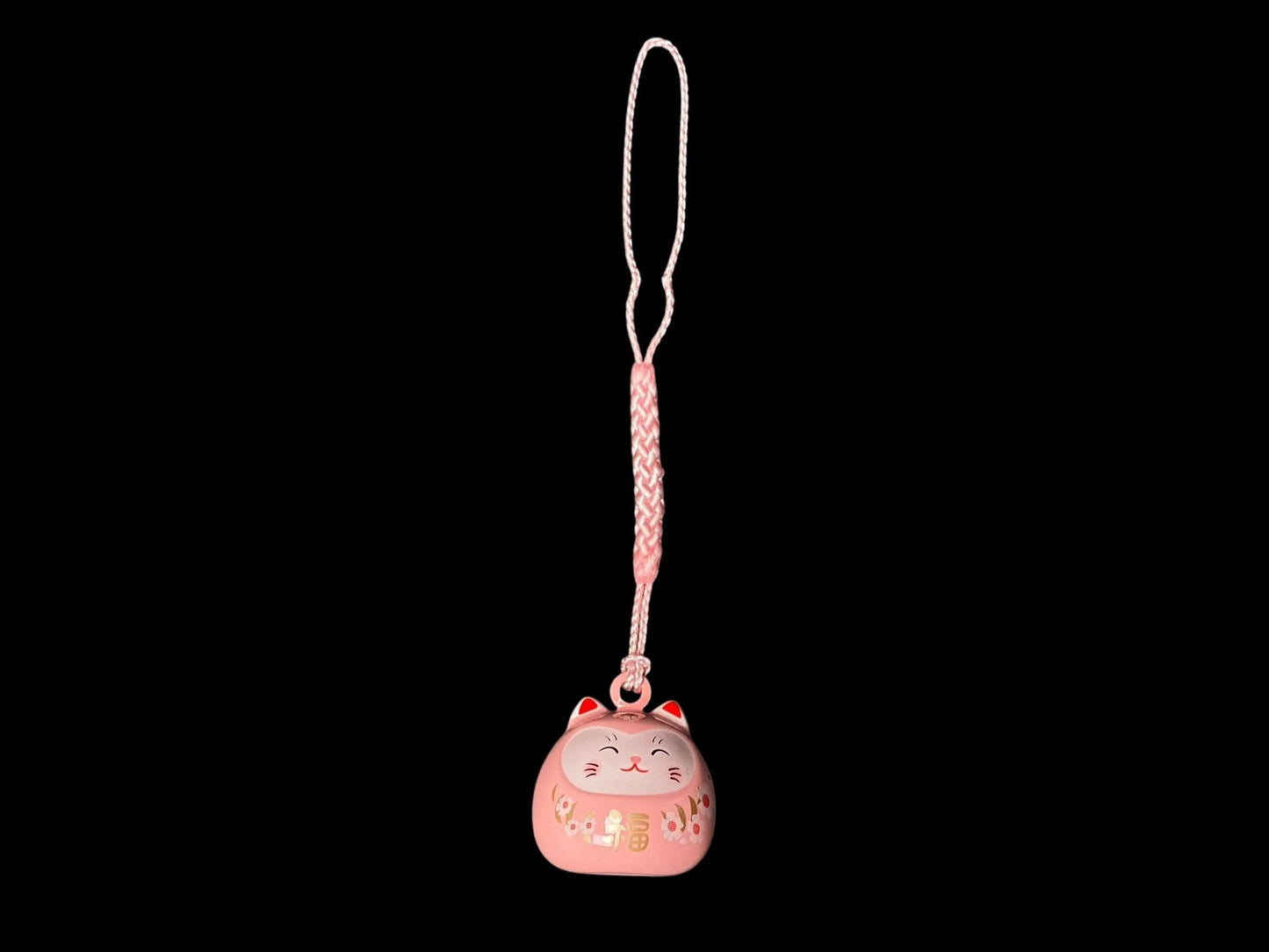 Lucky Cat Water Sound Bell, egg shape, Mobile Phones accessory, NEW, Maneki Neko, Fortune Keychain, Cute Neko