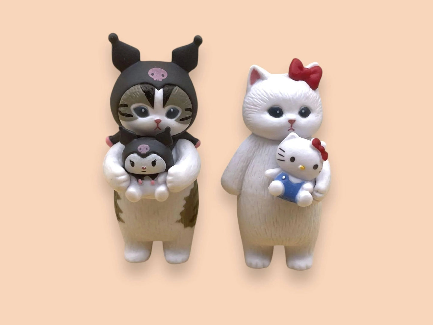 Mofusand X Sanrio Mystery Blind Box,  Narikiri Figure Surprise Toy, Kitty Club, Pochacco, Hangyodon, Pompompurin, and Kuromi Capsule Toy