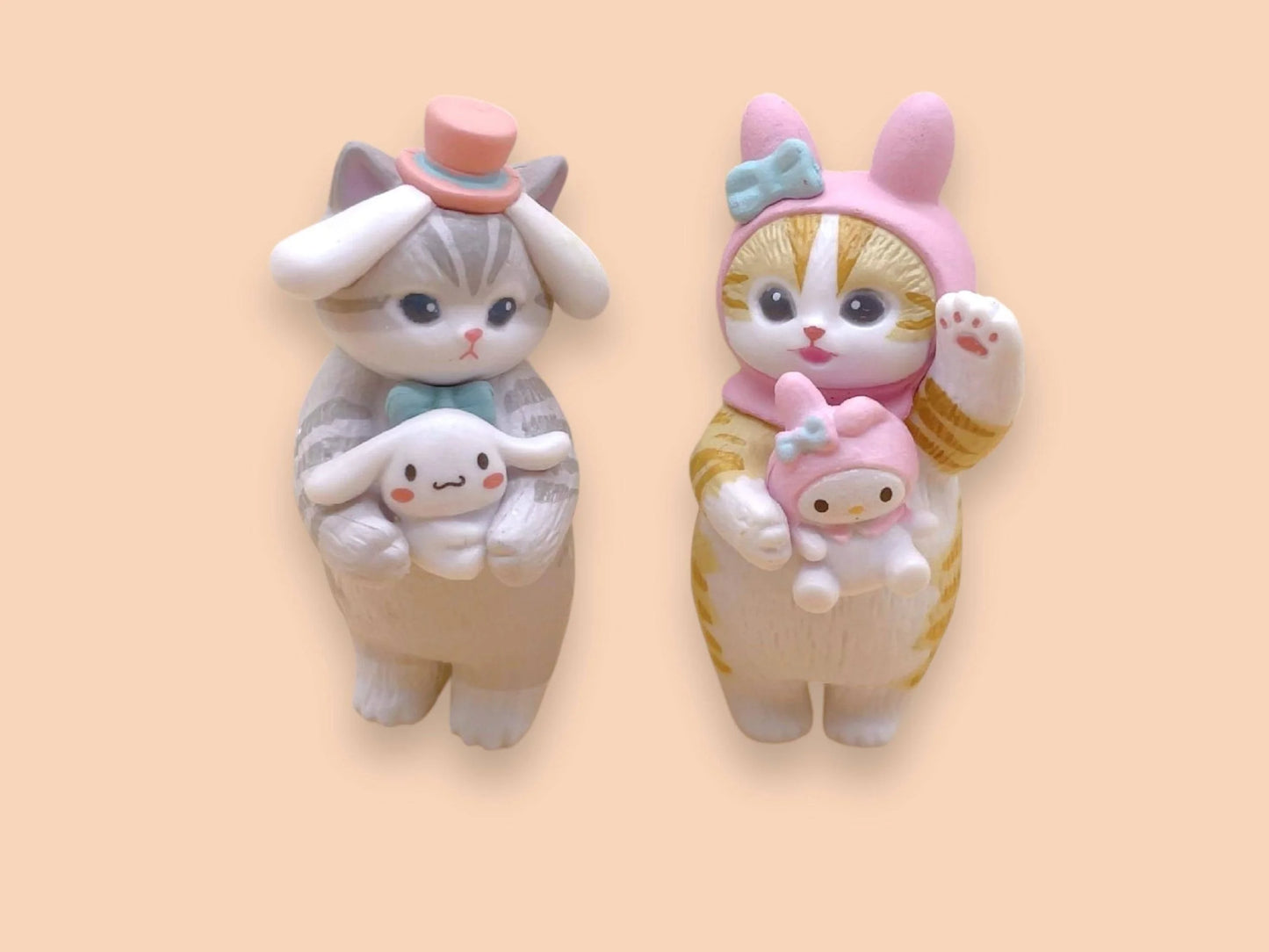 Mofusand X Sanrio Mystery Blind Box,  Narikiri Figure Surprise Toy, Kitty Club, Pochacco, Hangyodon, Pompompurin, and Kuromi Capsule Toy