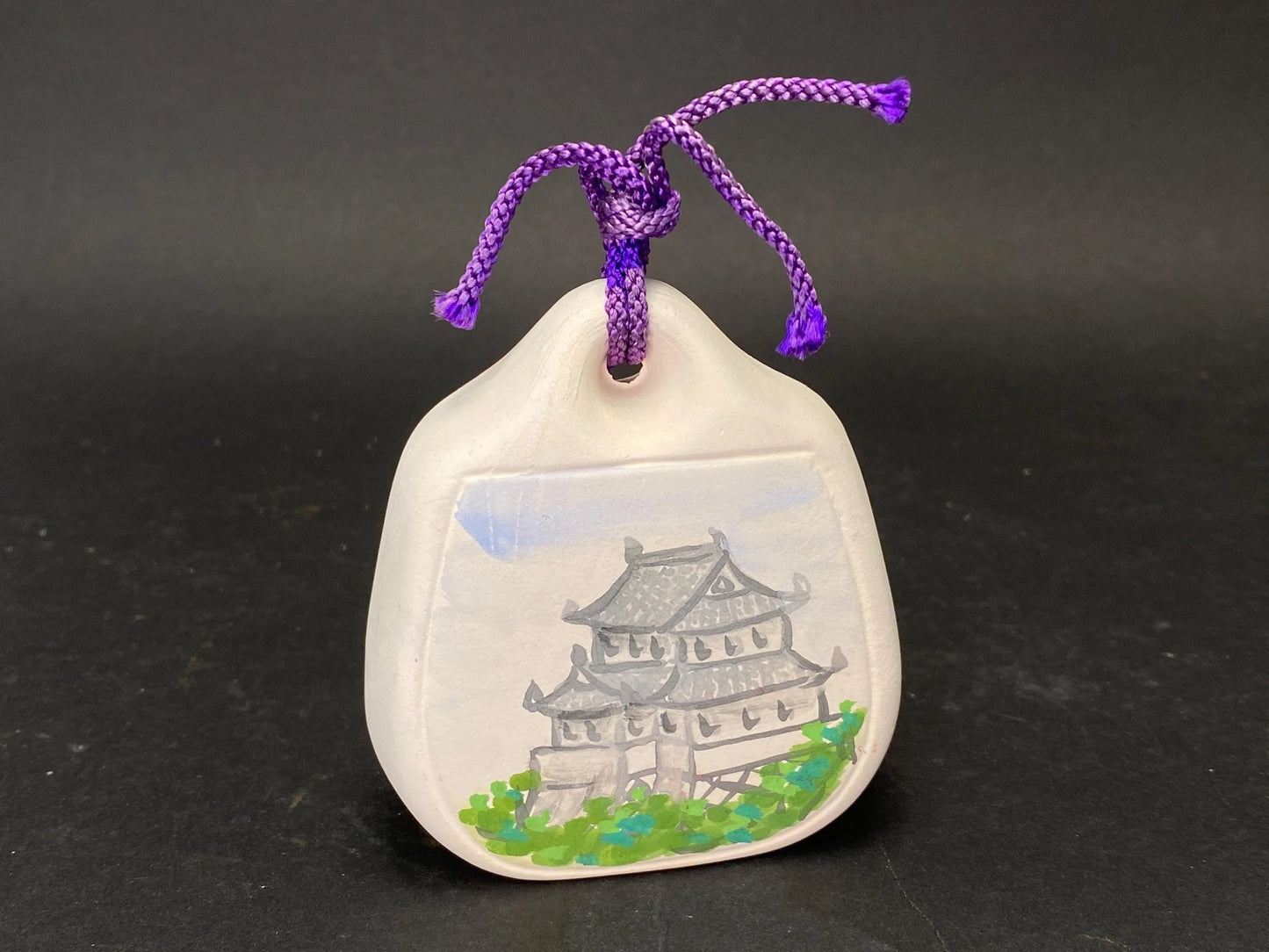 Japanese Zodiac Clay Bell Ornament: Sheep, Rabbit, Rooster, Made in Japan pottery bell, holiday gifts