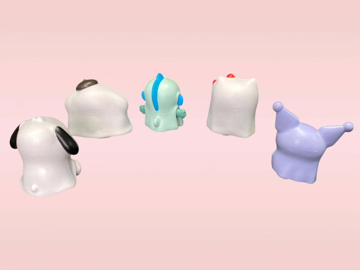 Sanrio Characters Halloween Play Ghost Figurine Blind Box: Kawaii Gatcha Capsule Kuromi, Pochacco, Hello Kitty, Hangyodon, Pompompurin