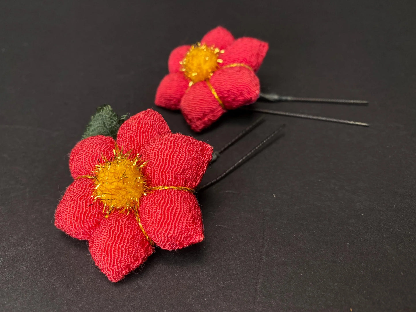 Kanzashi Japanese Geisha Hairpin Accessories Hair ornament, Handmade Floral Hair Pin, wedding Kanzashi, Made in Japan