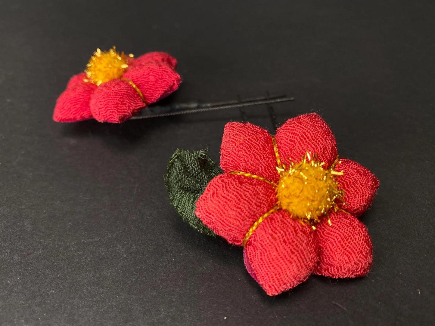 Kanzashi Japanese Geisha Hairpin Accessories Hair ornament, Handmade Floral Hair Pin, wedding Kanzashi, Made in Japan