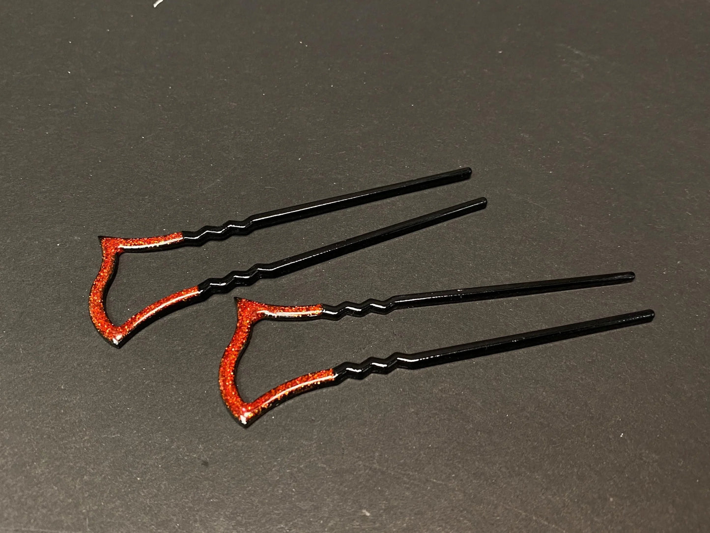 Japanese Kanzashi Kimono Hair Pins Ornaments 4 Styles: Butterfly, Beaded, Lacquer Rhinestone U Shaped Hair Forks  Kimono Accessory
