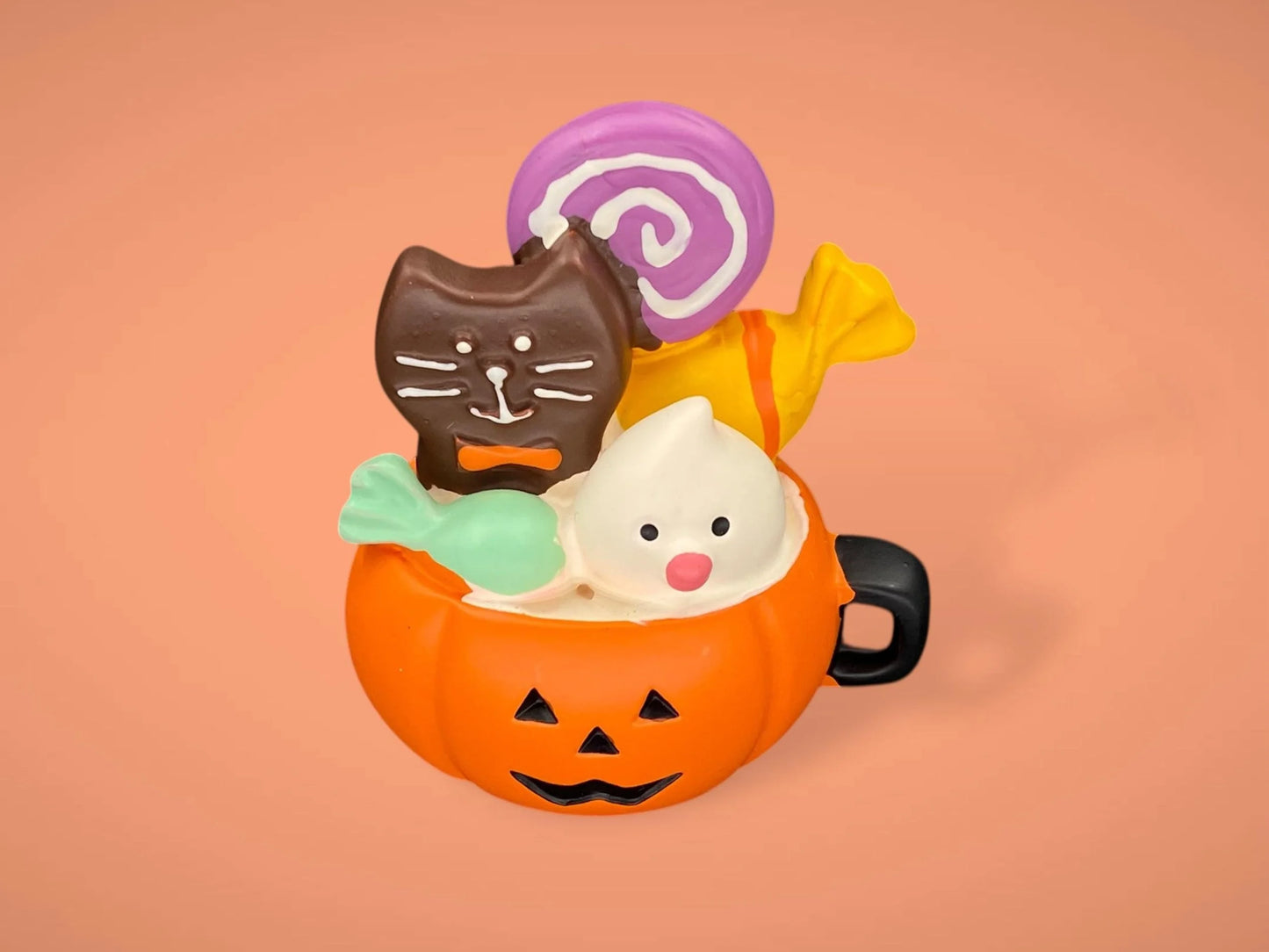 Japanese Happy Halloween Miniature Figurines Desktop, Mini Halloween Decoration Bookshelf, Japanese Decole Concombre Scene Decoration