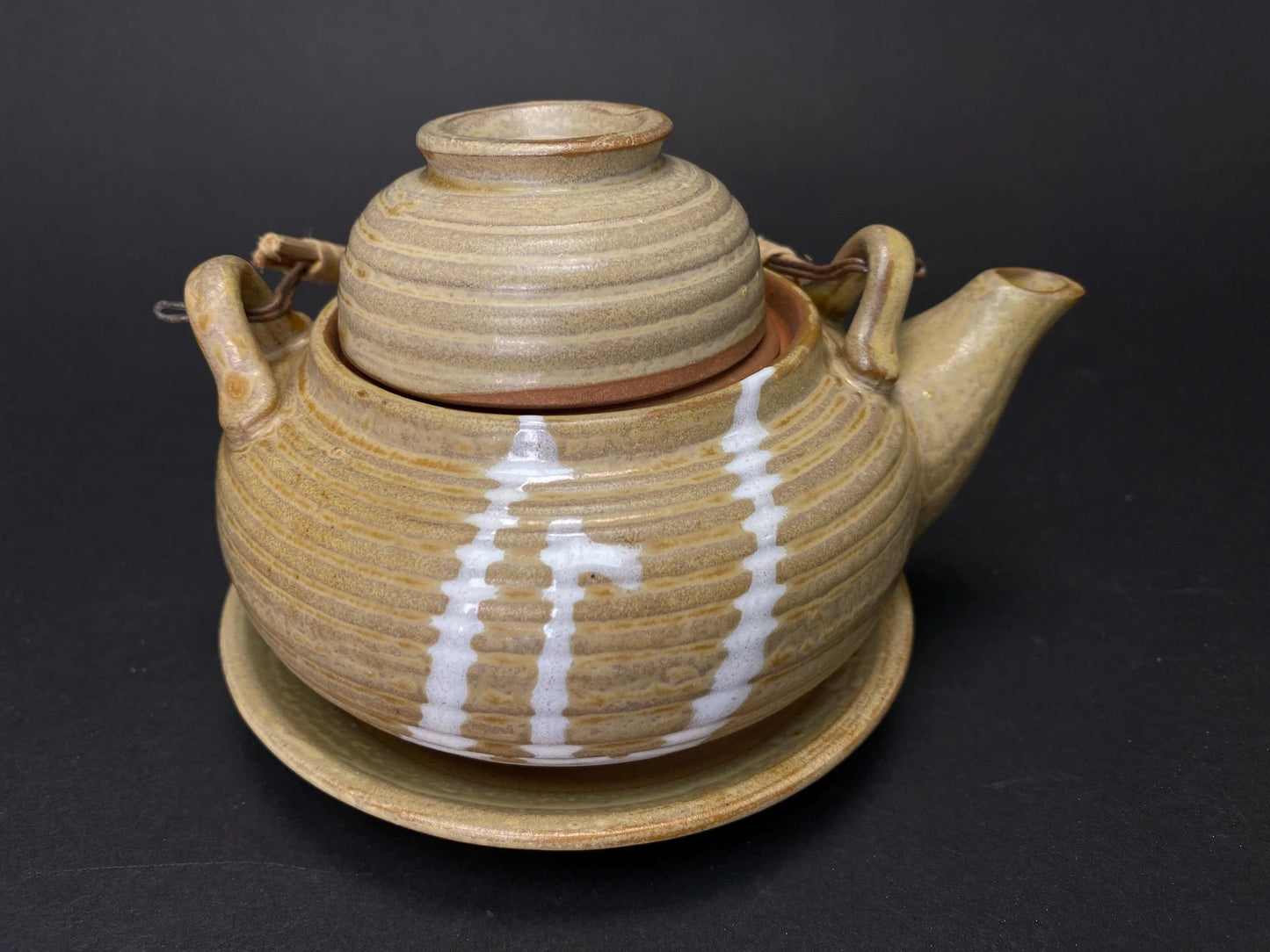 Tokusa Dobin Mushi Set: Japanese vintage  Soup Pot Teapot with Box