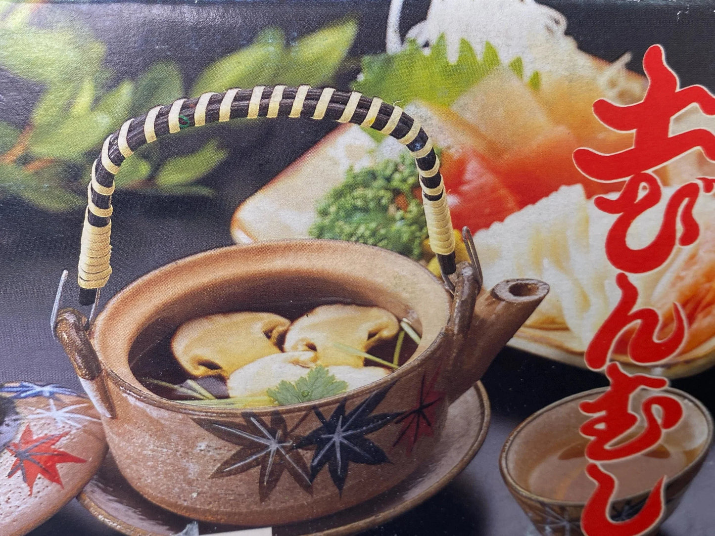 Tokusa Dobin Mushi Set: Japanese vintage  Soup Pot Teapot with Box