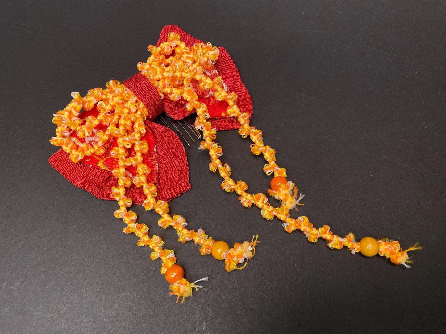 Japanese Kanzashi Hair Ornaments for Kimono Yukata 4 Styles: Floral Clips, Bows, and Braided Combs, Cosplay & Formal Wear Accessory