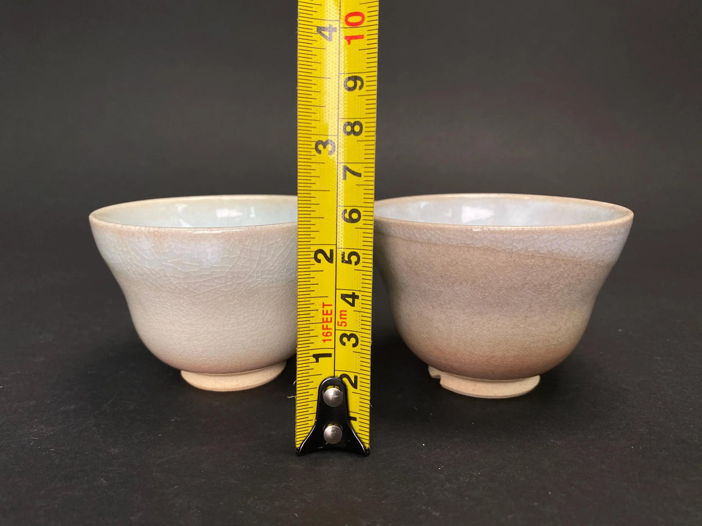 Hagi Ware Yunomi Sake Cups: Signed Japanese Pottery for Tea and Sake, 4 Styles of Rustic Ceramic Teacups
