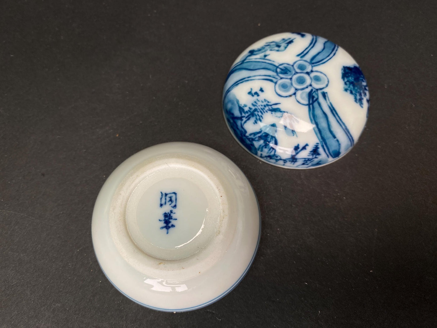 Vintage Japanese Kogo Box, Rare Japanese Tea Ceremony Incense Container, Handcrafted Ceramic Kogo Lot, Eto Zodiac Sign Dragon Sheep Rat
