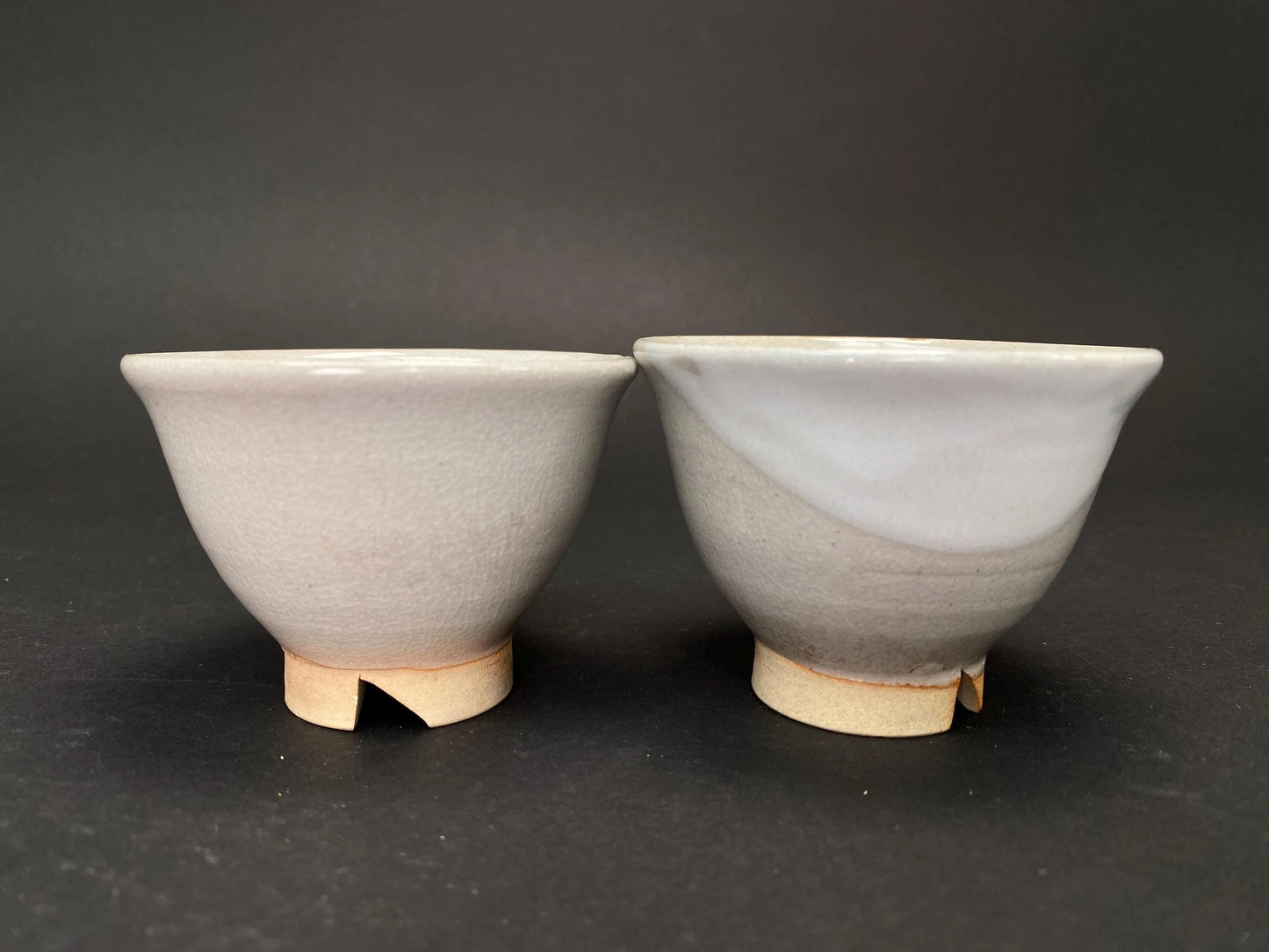 Hagi Ware Yunomi Sake Cups: Signed Japanese Pottery for Tea and Sake, 4 Styles of Rustic Ceramic Teacups