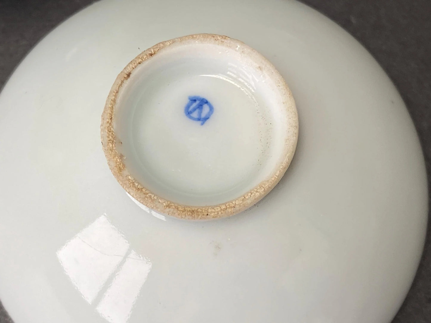 Set of 5 Delicate Japanese Sake Cups, Semi Translucent Thin Porcelain, Vintage Ochoko Set Wabi-Sabi Style