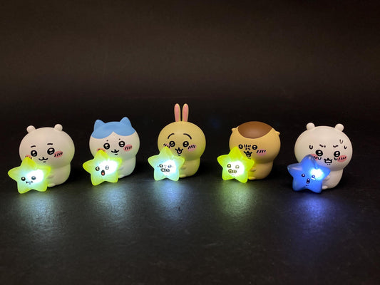 Chiikawa Light Up Star Mascot Blind Box, Glowing Anime Figure, Night Light Toy, Hachiware Usagi Random Secret Gift