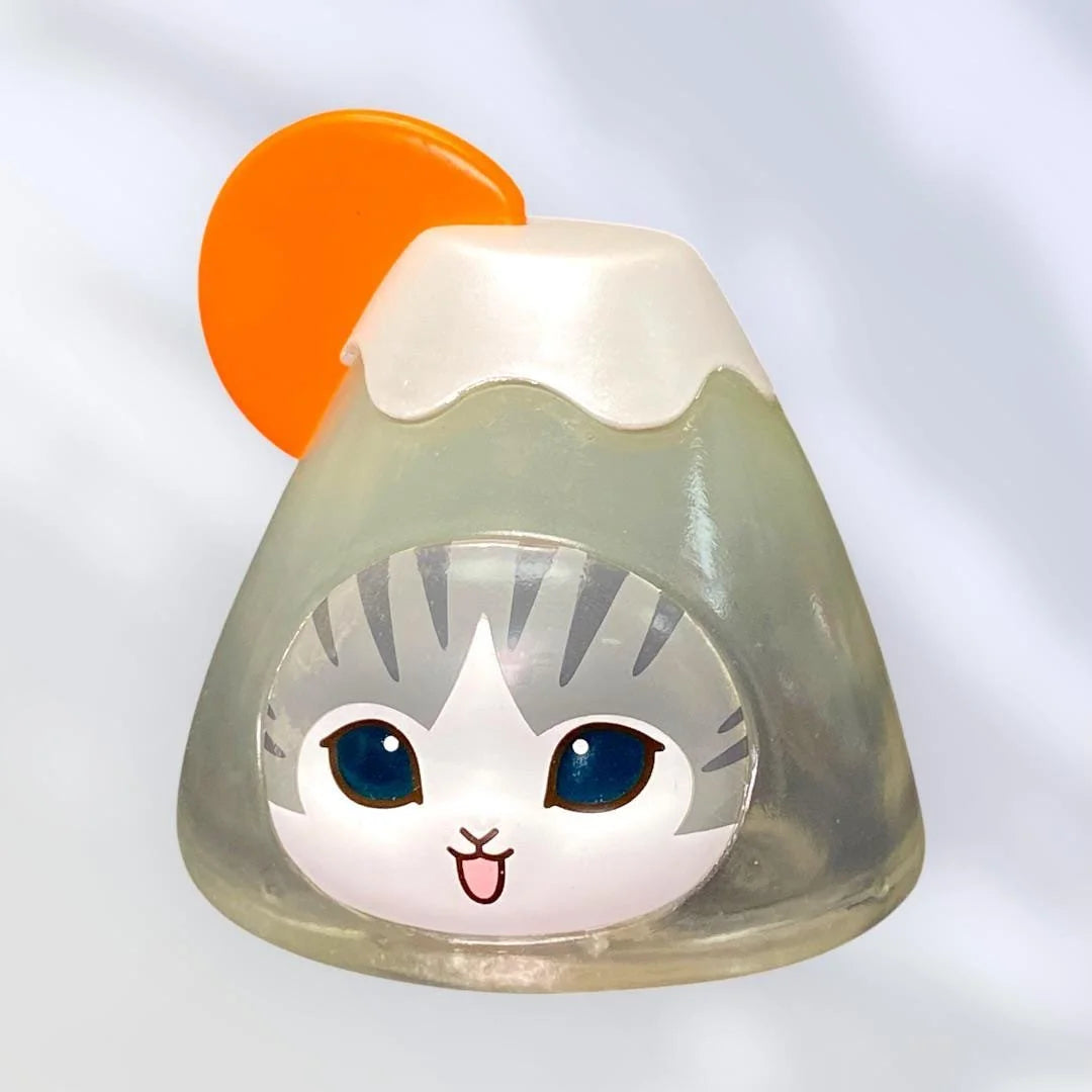 Mofusand Neko Soda Blind Box, FUJI mountain Cat Figurine, Random Anime Mascot, Collectible Kitty Toy, Miniature Soda Bottle Cat Gift