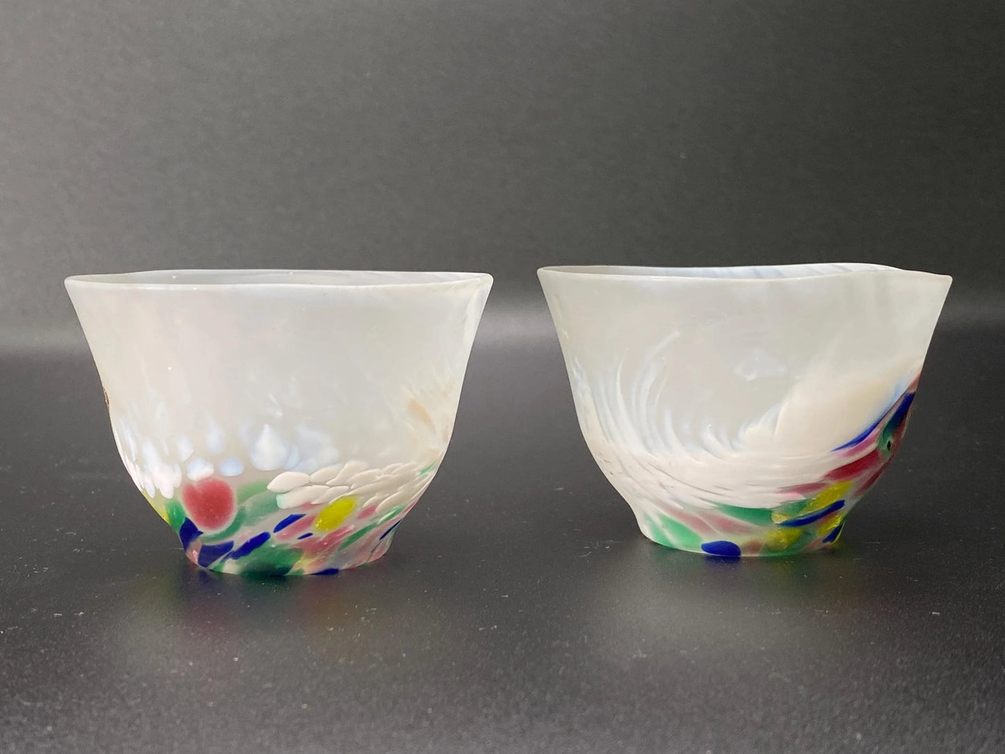 Tsugaru Vidro Sake Cup Pair Japan Aomori