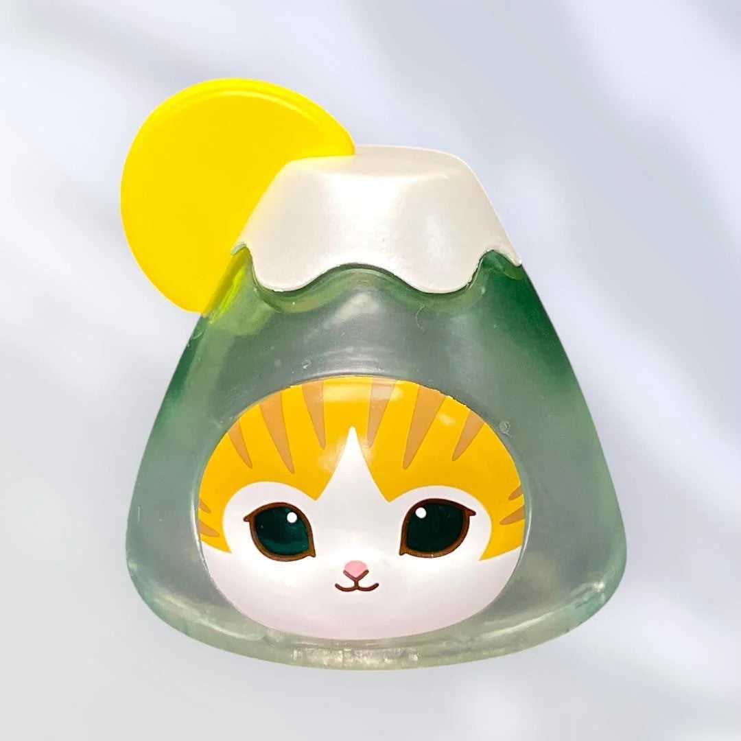 Mofusand Neko Soda Blind Box, FUJI mountain Cat Figurine, Random Anime Mascot, Collectible Kitty Toy, Miniature Soda Bottle Cat Gift