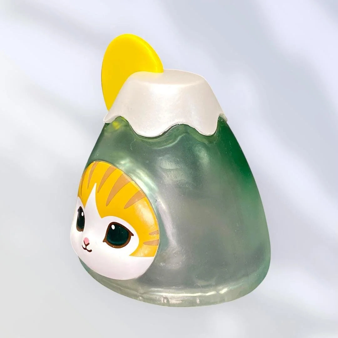 Mofusand Neko Soda Blind Box, FUJI mountain Cat Figurine, Random Anime Mascot, Collectible Kitty Toy, Miniature Soda Bottle Cat Gift