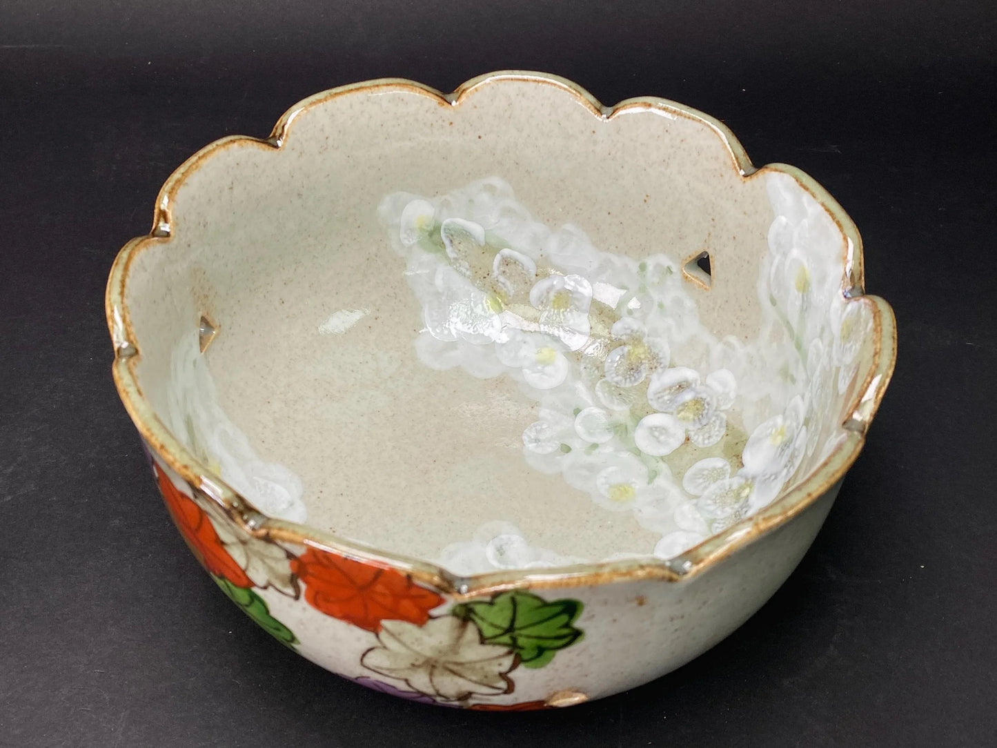 Shigeyama Kashibachi Bowl Autumn Leaves