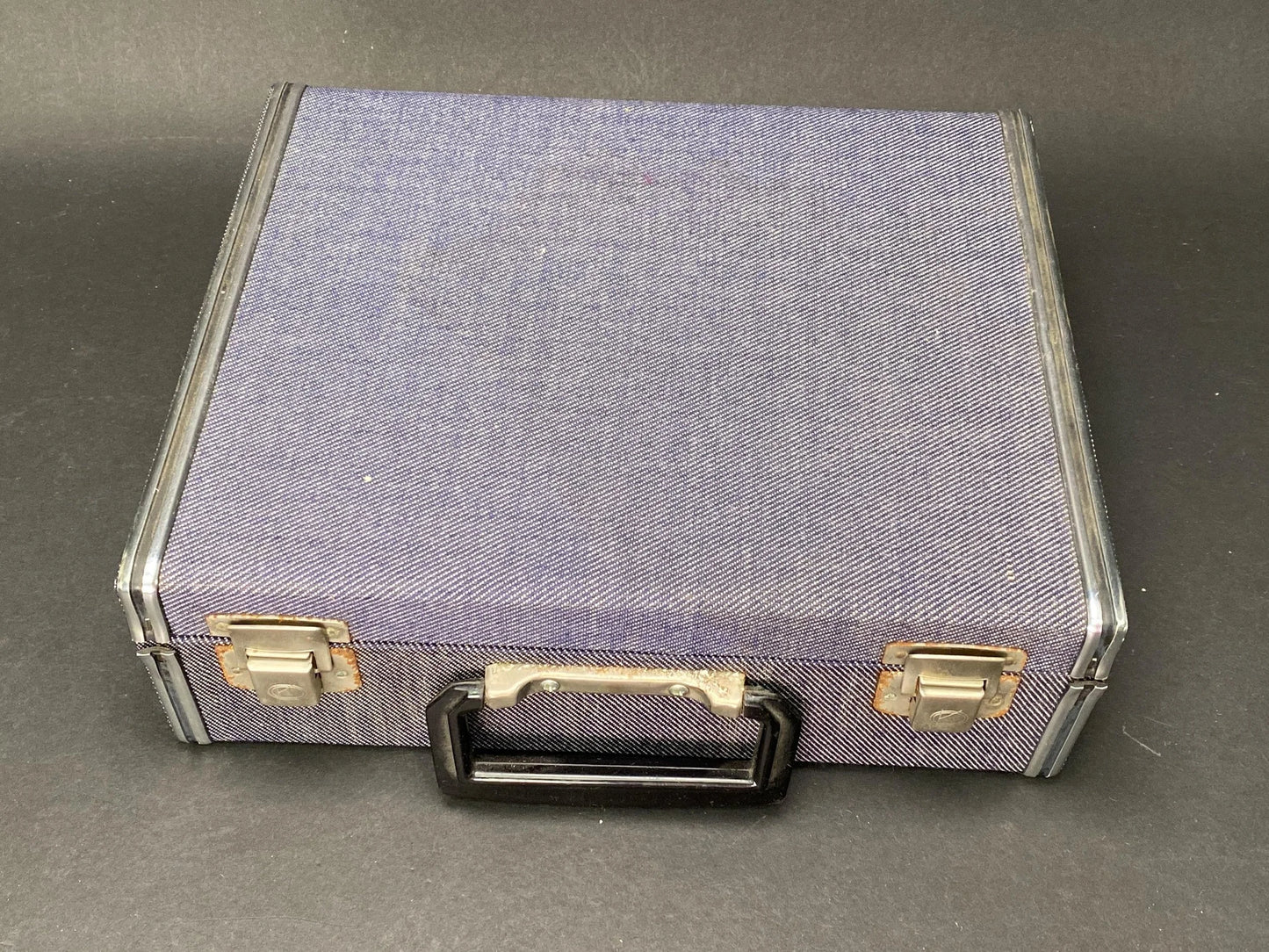 RARE Riichi Mahjong, Japanese MVC Mah Jong Set, 4 Red Fives Aka Dora, Unique Navy Blue Big Case, Tile dealing game