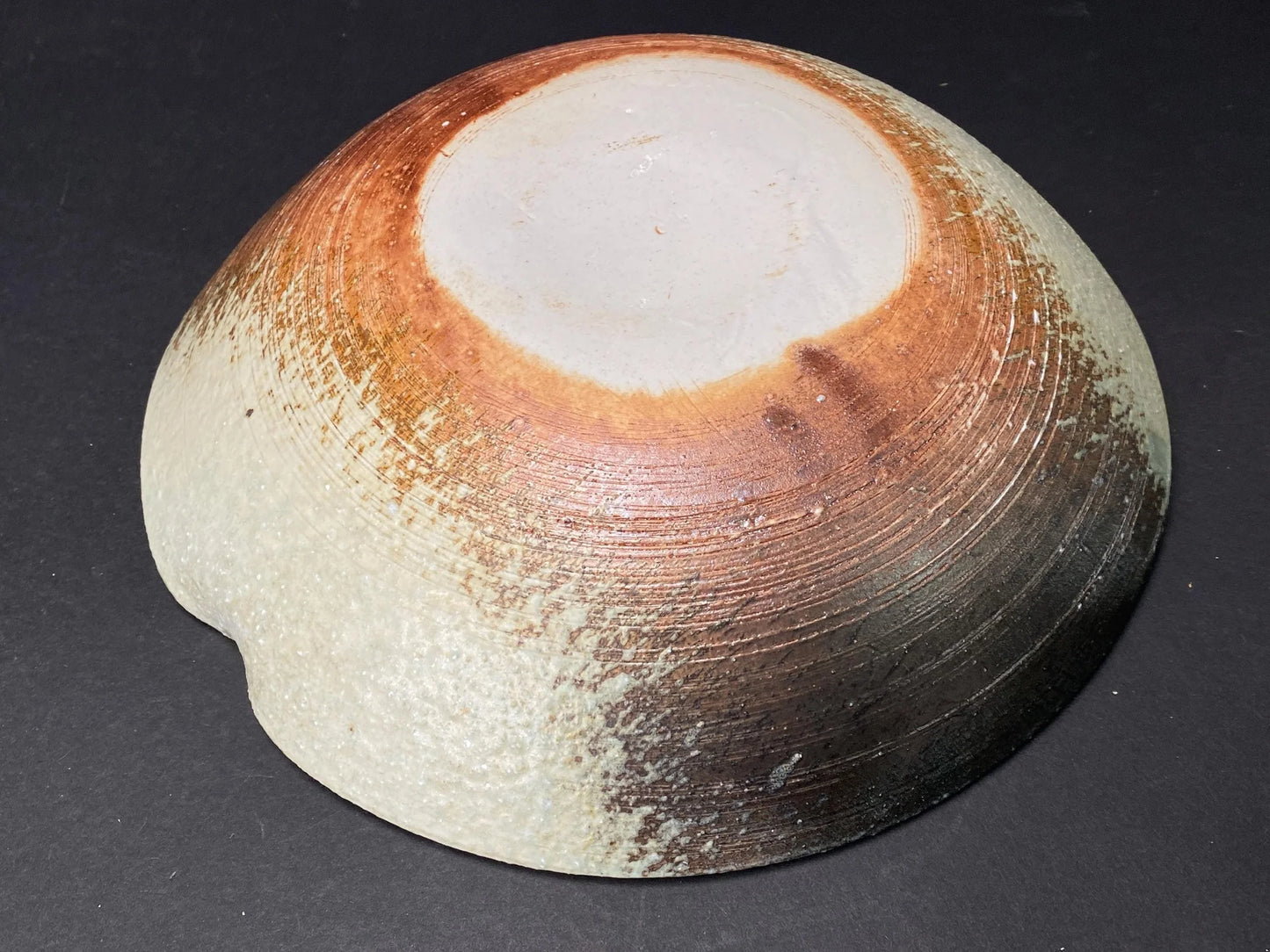 VINGT ET UN Studio Pottery Bowl Green Speckled