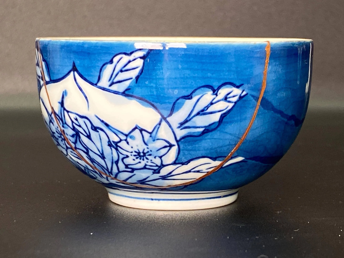 KINTSUGI Japanese Urushi teacup signed, 24k gold kintsugi nature urushi lacquer Bowl, Matcha Ceremony Pottery, Vintage Artisan Craft