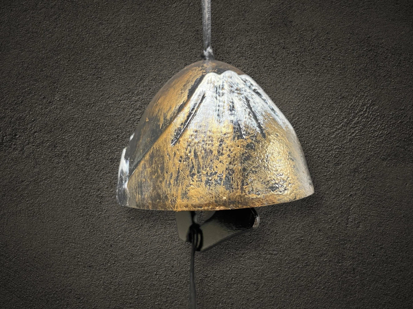 Mt. Fuji Cast Iron Furin Wind Chime Bell