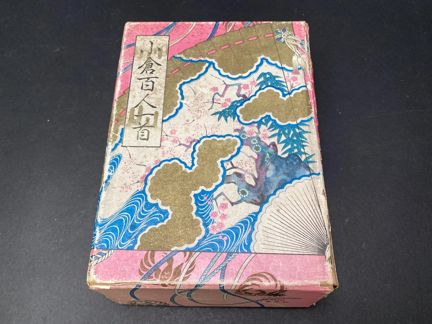 Japanese Karuta Card Game Vintage Competitive Set, Ogura Hyakunin Isshu Karuta Cards, Kashi Paper Poems Game, Ukiyoe Traditional Poetry
